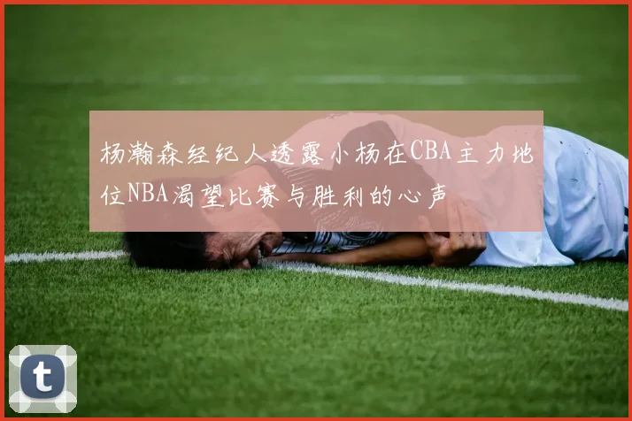 杨瀚森经纪人透露小杨在CBA主力地位NBA渴望比赛与胜利的心声